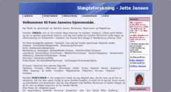 Desktop Screenshot of fam-jansen.dk