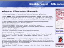 Tablet Screenshot of fam-jansen.dk